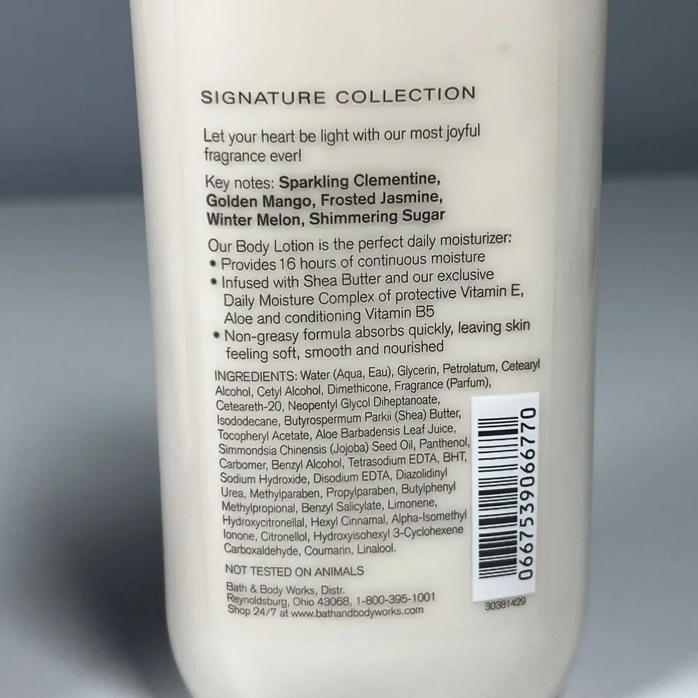 Bath & Body Works bath body